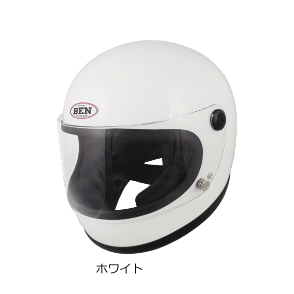 TNK工業 スピードピット B-60 NEO ビンテージ フルフェイスヘルメット BEN’60 シングルカラー｜motostyle｜02