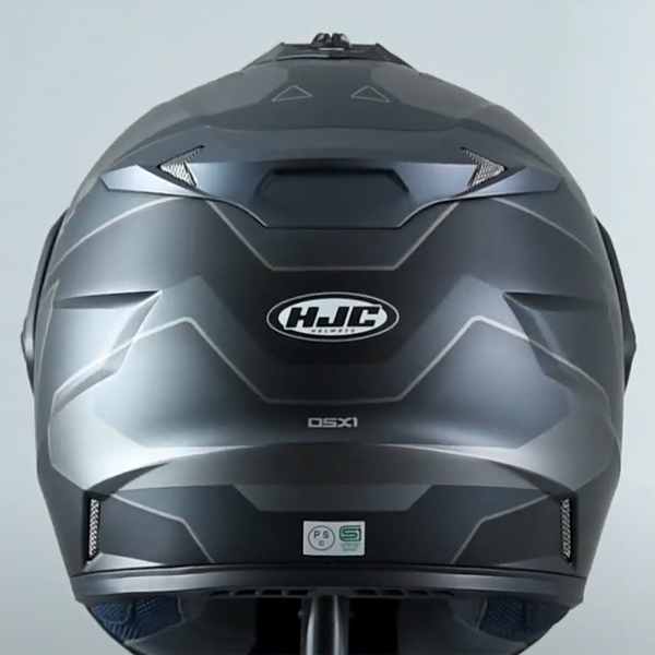 HJC DS-X1 ソリッド（セミフラットブラック） オフロードヘルメット HJH133｜motostyle｜02