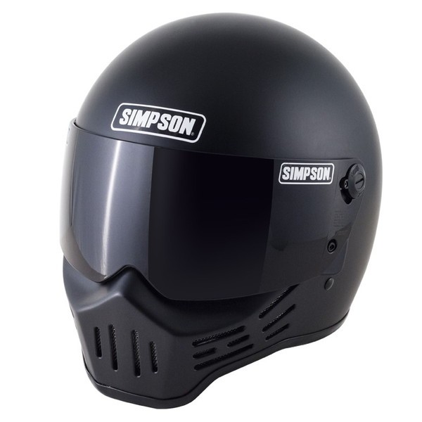 【100%新品高品質】新品未使用箱付き　シンプソン フルフェイスヘルメット オフロード　レア US シンプソン ビンテージ ヘルメット 当時物 北米 SIMPSON 57cm Lサイズ