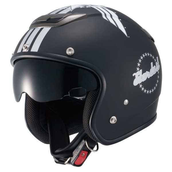 ナンカイ NAZ-202 ZEUS STARDUST（ゼウス スターダスト） ジェットヘルメット インナーサンバイザー標準装備｜motostyle｜02