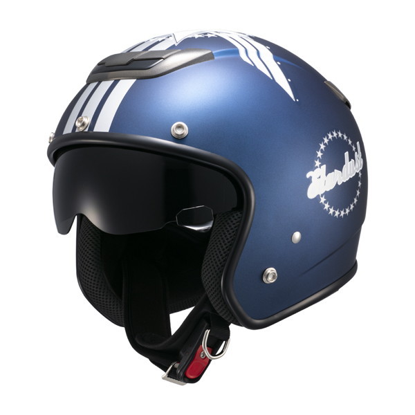 ナンカイ NAZ-202 ZEUS STARDUST（ゼウス スターダスト） ジェットヘルメット インナーサンバイザー標準装備｜motostyle｜03