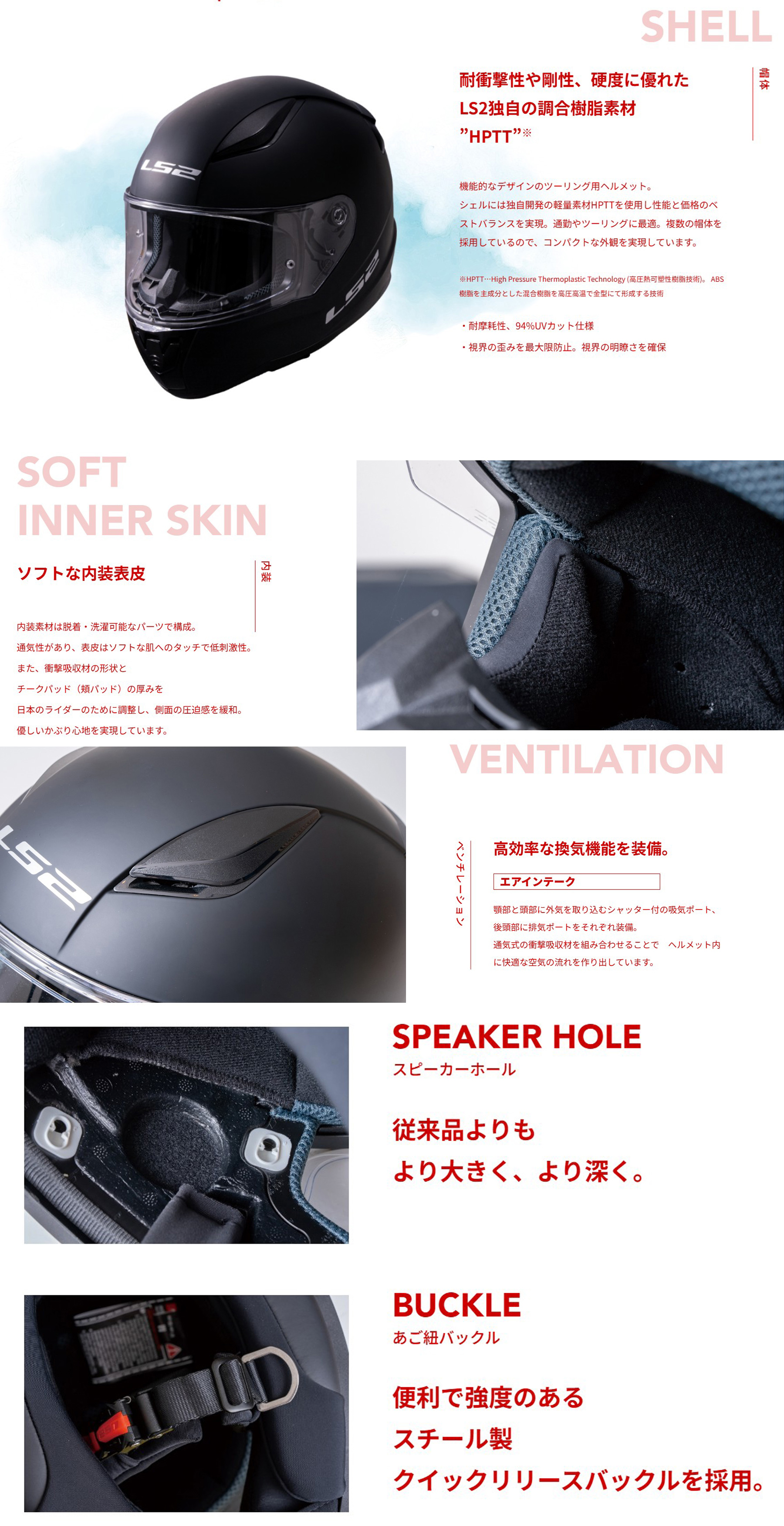 LS2 HELMETS LS2 RAPIDII ベーシック フルフェイスヘルメット JAPAN