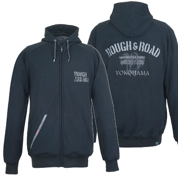 新品未使用 RUFFLOG ZIP HOODIE JACKET BLACK XLアウトレッ