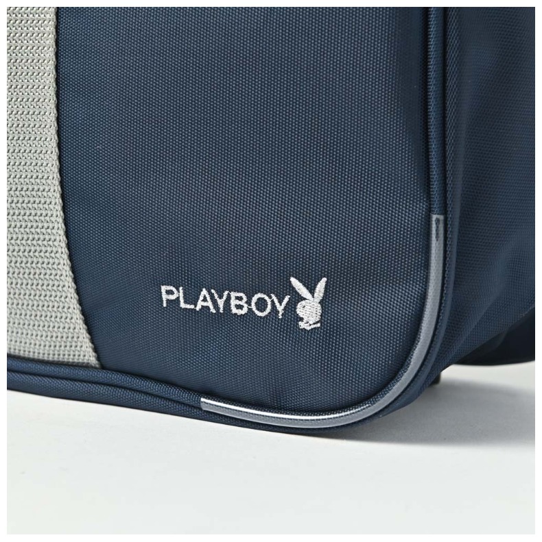 市場 PLAYBOY スクールショルダー ショルダースクバ プレイボーイ 斜め掛け 縦型 ネイビー スクールバッグ