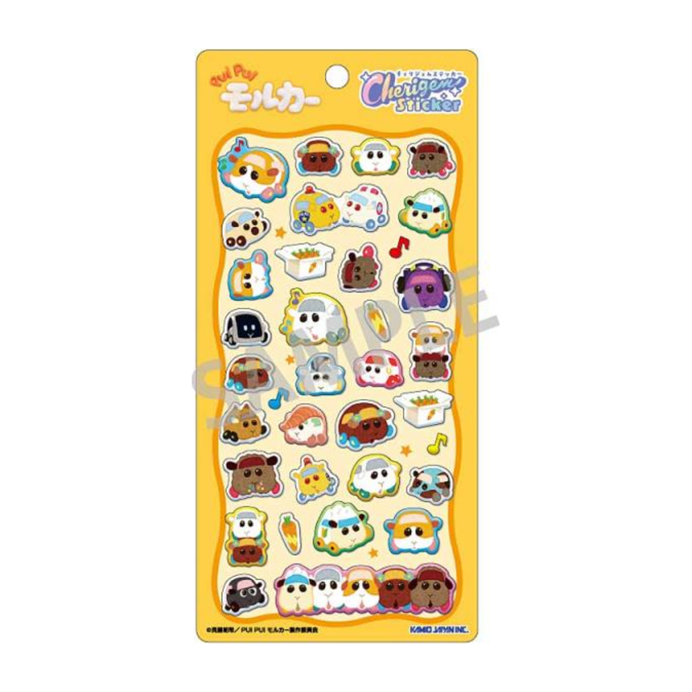 チェリジェムステッカー PUI PUI モルカー カミオジャパン シール ステッカー ぷっくりシール 立体シール うるちゅる |  | 02
