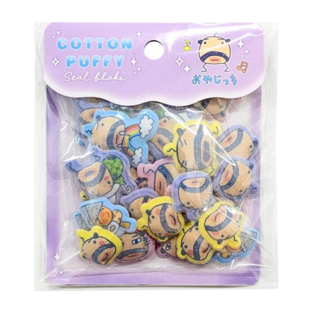 たまごっち コットンパフィー シールフレーク クラックス シール ステッカー ぷっくりシール フロッキー 28ピース | CRUX | 06
