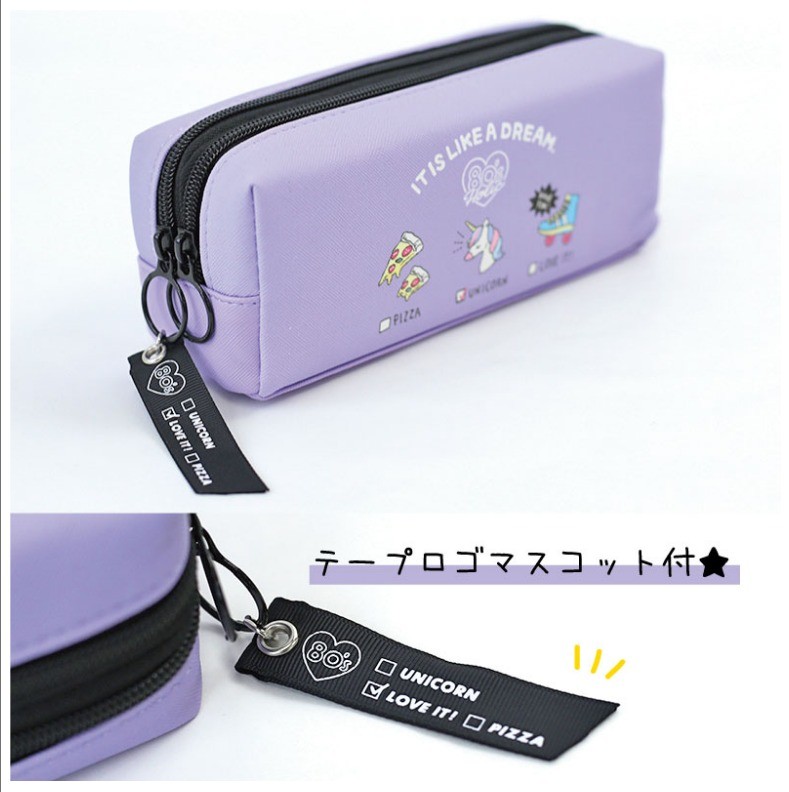 筆箱 中学生 ユニコーンツインファスナーペンケース 韓国 小学生 大容量 可愛い 女の子 子供 小学生 ふでばこ 文房具 おしゃれ 女子 誕生日プレゼント 人気 Pen ジュニア バッグの店 プリーズ 通販 Yahoo ショッピング