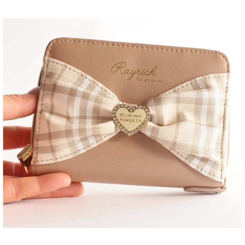 財布 小学生 女の子 ラテ チェックbigリボン 二つ折り財布 かわいい おしゃれ 小学生 低学年 高学年 中学生 女子 子供 おしゃれ 通学 プレゼント 誕生日 ギフト Wao168 ジュニア バッグの店 プリーズ 通販 Yahoo ショッピング 일본구매대행 직구 위시박스