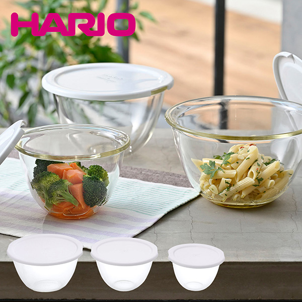 HARIO（ハリオ） 蒸し器 レンジ ガラスのレンジ蒸し器 耐熱ガラス