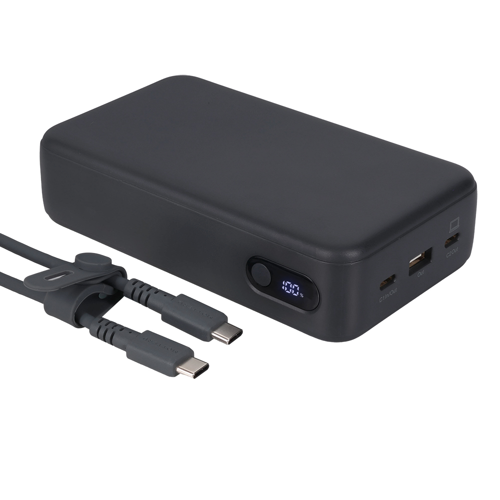 MOTTERU (モッテル) 準固体モバイルバッテリー 20,000mAh PD65W USB-C