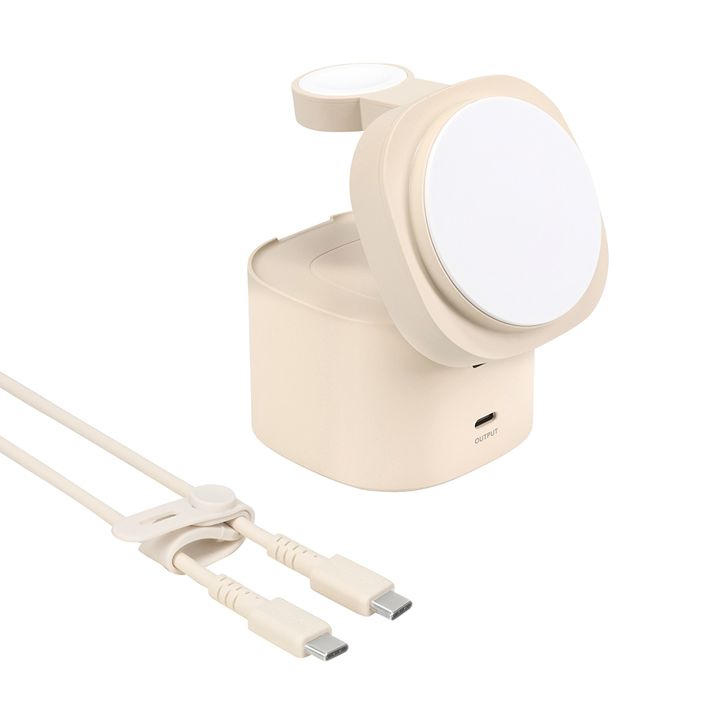 MOTTERU（モッテル） 4in1 マグネット式 ワイヤレス充電器 MagSafe Qi2 
