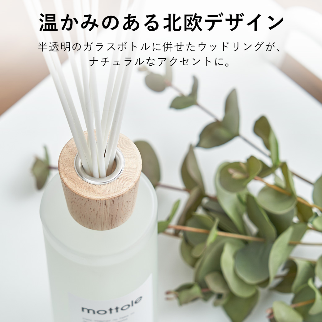 ルームフレグランス リードディフューザー 430ml 長持ち ガラス容器 玄関 リビング 寝室 ローズ ピオニー ジャスミン ムスク アンバー サボン シトラス MTL-A009 関連画像4