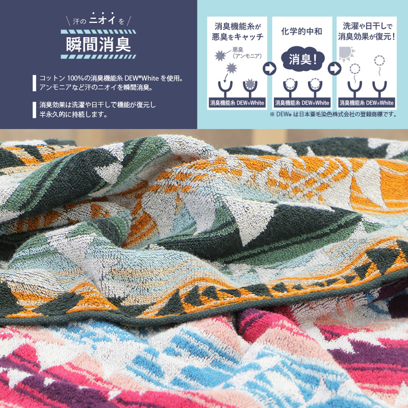 エアリネス AIRINESS　アクティブロングタオル