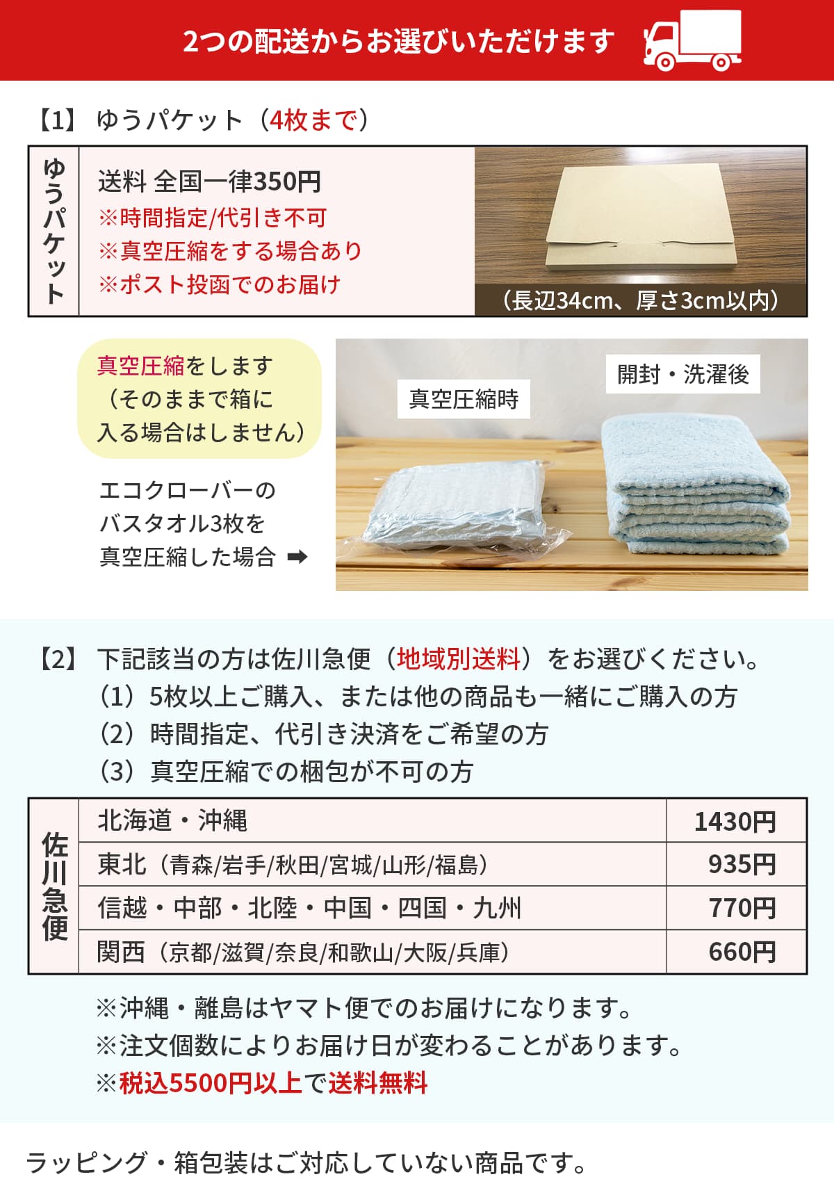 この商品は2枚までゆうパケット（全国一律350円の送料）で発送できます。それを超える枚数の場合や、他の商品と同梱の場合は、佐川急便（地域別送料）をお選びください。注文数量によってはお届け日が変わる場合があります。ゆうパケットの場合は時間指定・代引き決済はご利用いただけません。特別価格の商品のため、ラッピングはやギフト包装はご対応していません。何卒ご理解くださいませ。