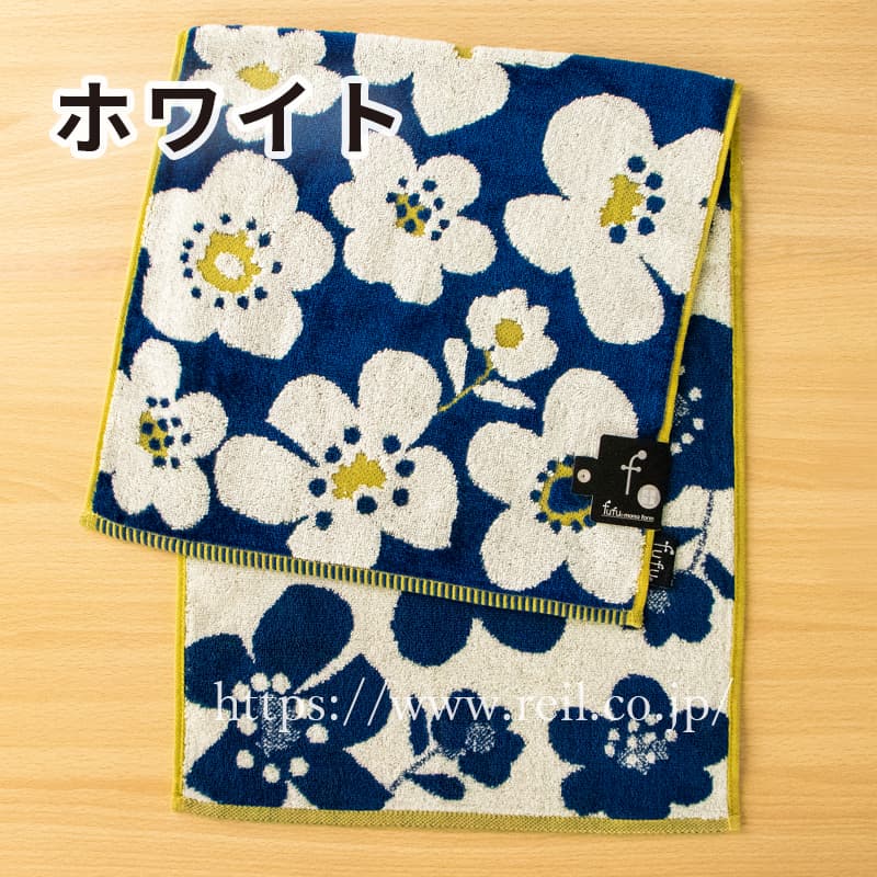 3枚までゆうパケット(350円)対応 フェイスタオル 抗菌防臭 花柄 無撚糸