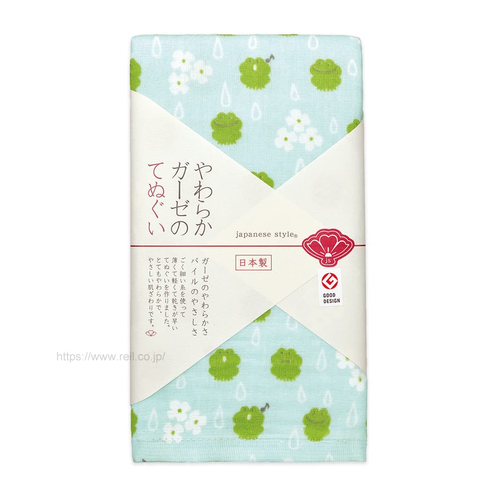 4枚までゆうパケット(350円)対応 片面ガーゼ てぬぐい風タオル タオル
