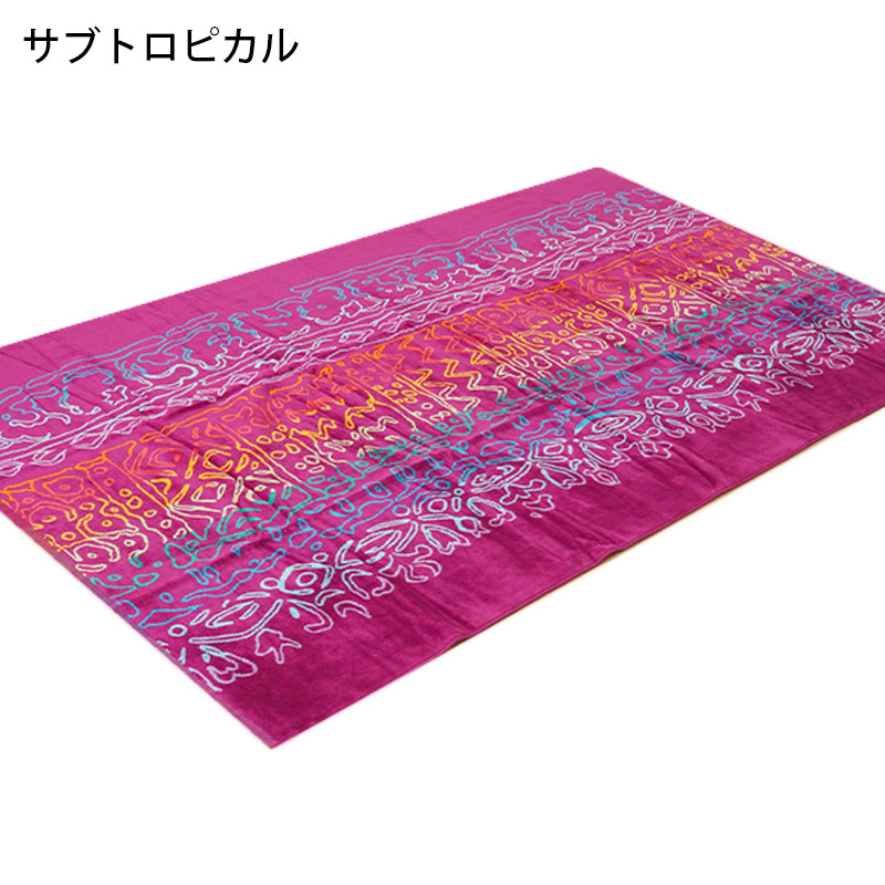 JMA ビッグバスタオル 100×180cm 綿100％ エスニック風 ブランド