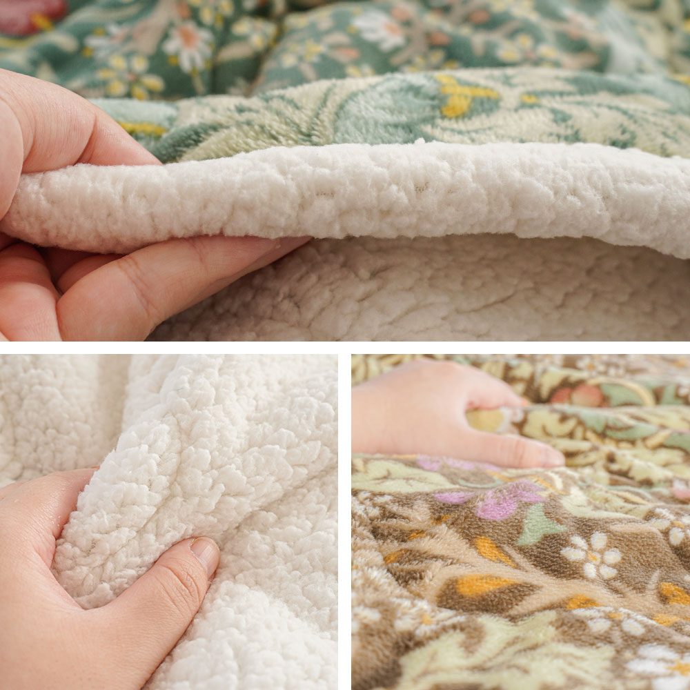 西川（nishikawa） 毛布 あったかキルトケット シングル モリス