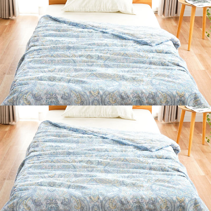 肌掛け布団カバー シングル 140×190cm 2枚セット 綿100％ガーゼ