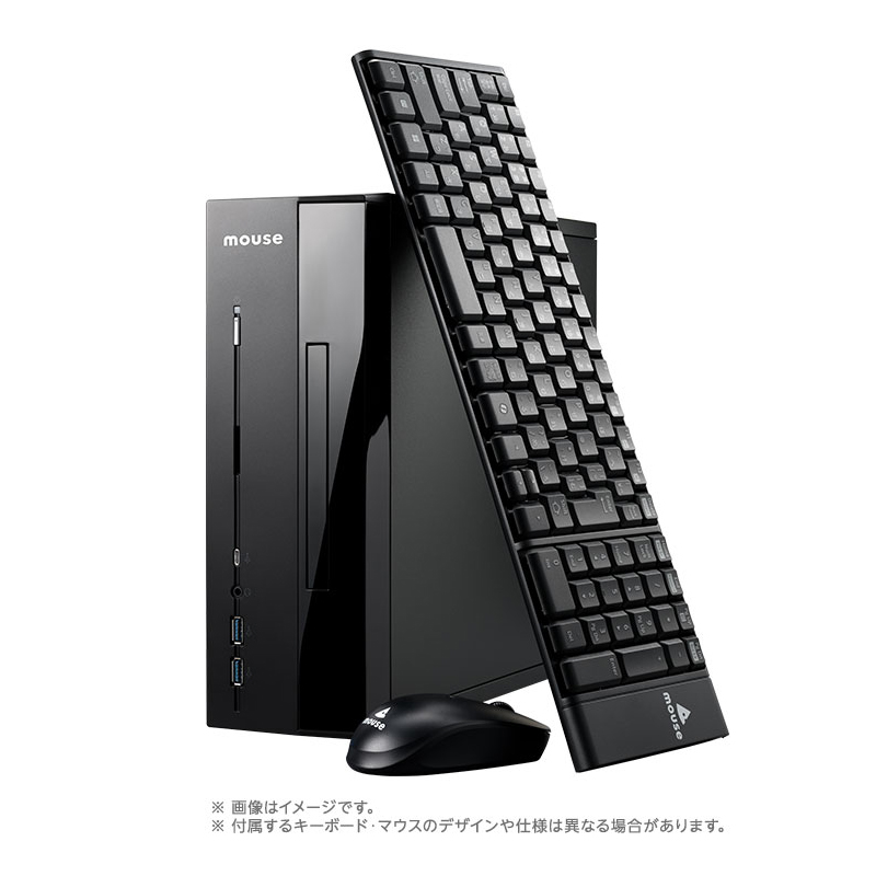 デスクトップ パソコン 新品 Office付き mouse SH-I5U01 スリム Windows 11 Core i5 14400 16GB メモリ 500GB SSD PC ※2025/11/20から後継 | マウスコンピューター | 10