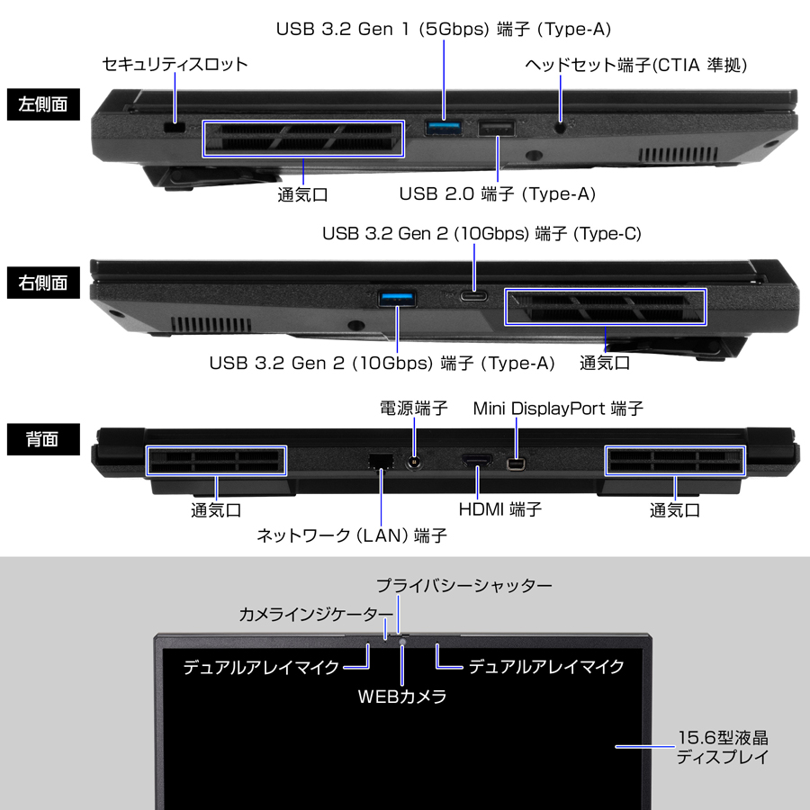 パソコン マウスコンピューター（解像度：WQHD（2560x1440））の商品