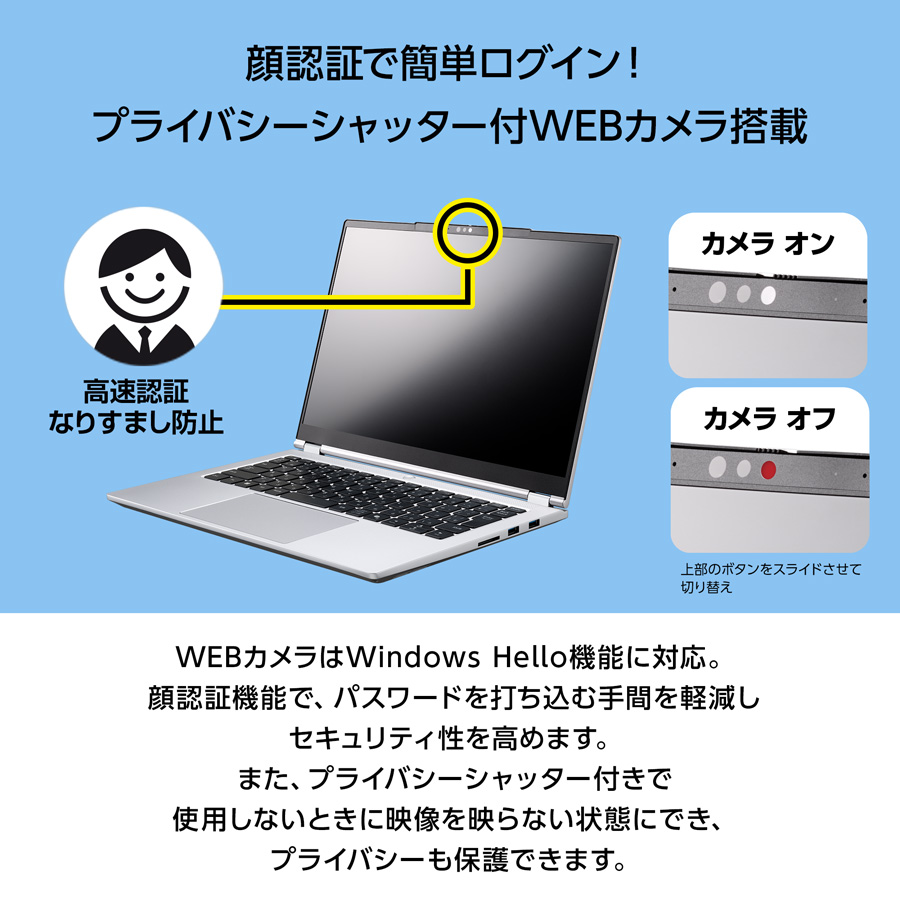 ノートパソコン Office付き 新品 mouse B4-I5U01SR-A(32GB メモリ搭載) 14インチ Core i5 1335U 256GB SSD PC Windows11 | マウスコンピューター | 05