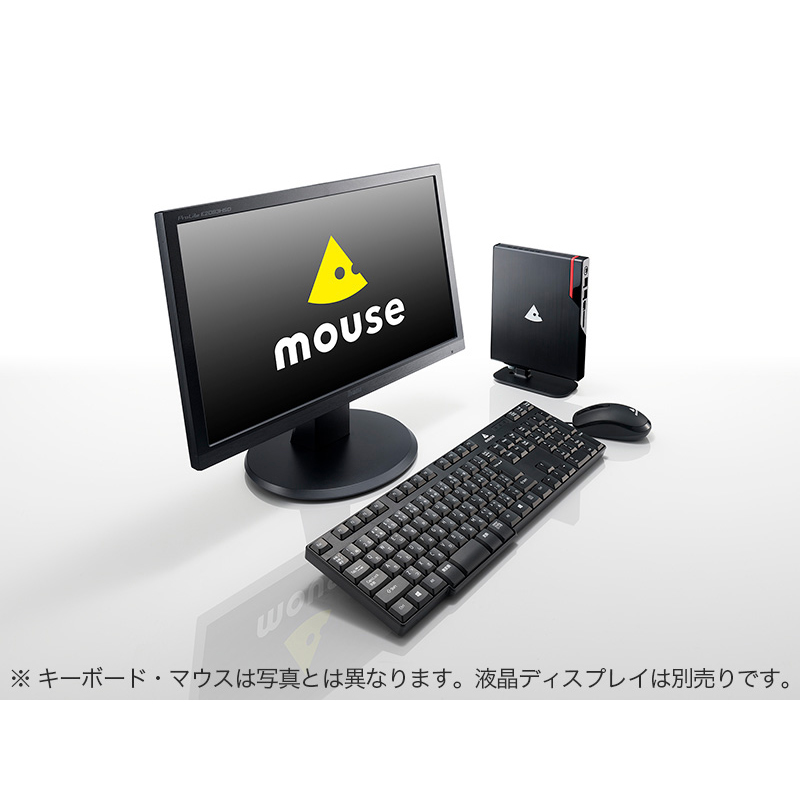 mouse CA-A5A01 コンパクト デスクトップパソコン AMD Ryzen 5 5500U 16GB メモリ 256GB SSD Office付き PC