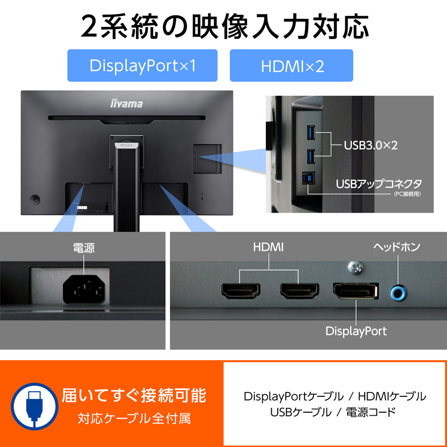 ProLite モニター iiyama XB3288UHSU-B5 31.5インチ VA方式 4K HDMI