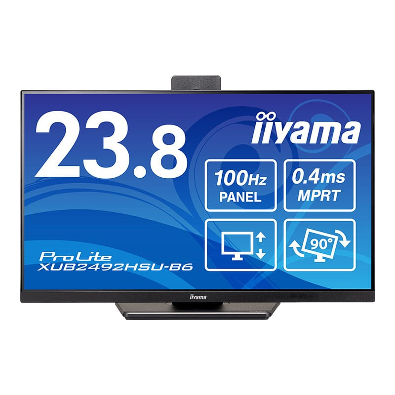モニター iiyama ProLite XUB2492HSU-B6 23.8型 IPS方式 HDMI DisplayPort 高さ調整 角度調整 縦回転 3年保証 国内サポート | ProLite | 09