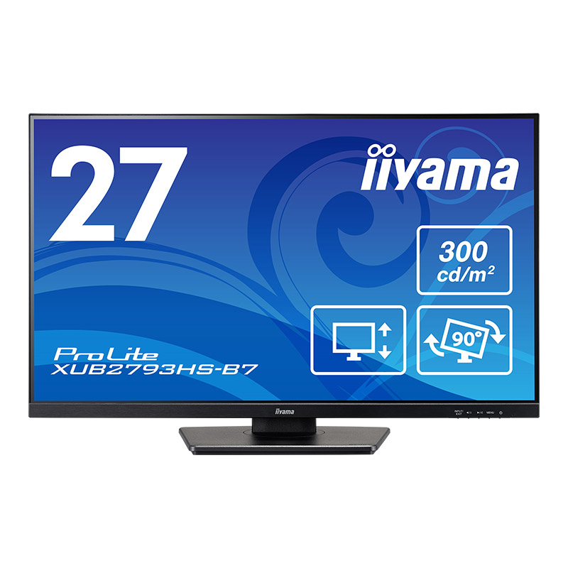 モニター 27インチ 高さ調整 5年保証 iiyama ProLite XUB2793HS-B7 27型 IPS方式  ディスプレイ フルHD 昇降 直販専用モデル 新品 | ProLite | 10