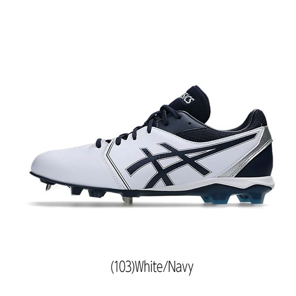 アシックス スパイク 野球  金具×ポイントのハイブリッド構造 樹脂底 一般用 asicsbaseball NEOCONNECT ネオコネクト 1123A054-103 | ASICS | 01
