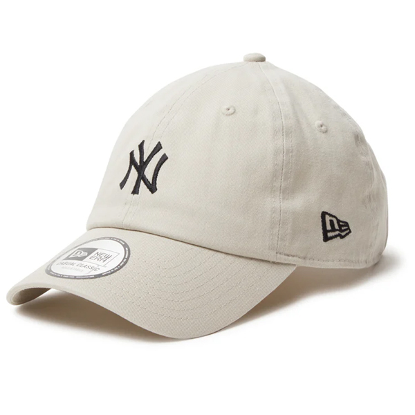 ニューエラ キャップ NEWERA カジュアル クラシック MLB MID LOGO ニューヨーク・ヤンキース ストーン 帽子 綿 | NEW ERA | 01