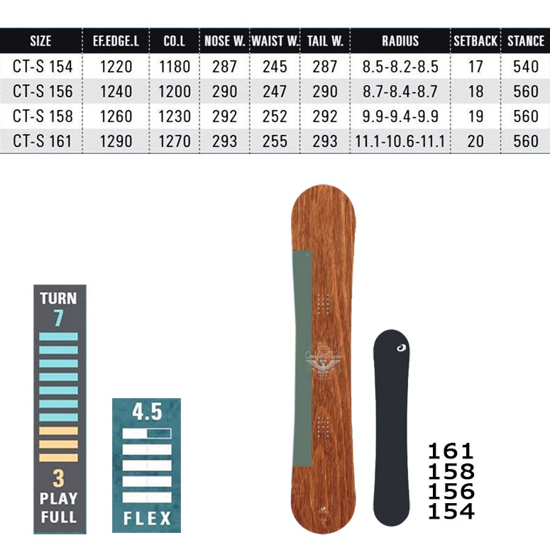 スノーボード 板 22-23 OGASAKA オガサカ CT-S 22-23-BO-OGA : 23oga