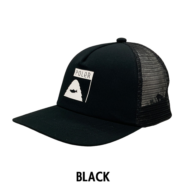 POLER×StreamR TRACKER MESH CAP ポーラー ストリーマー メッシュキャップ 帽子 通気性 釣り フィッシング フェス 軽量 サイズ調整可能 正規品 | POLeR | 01