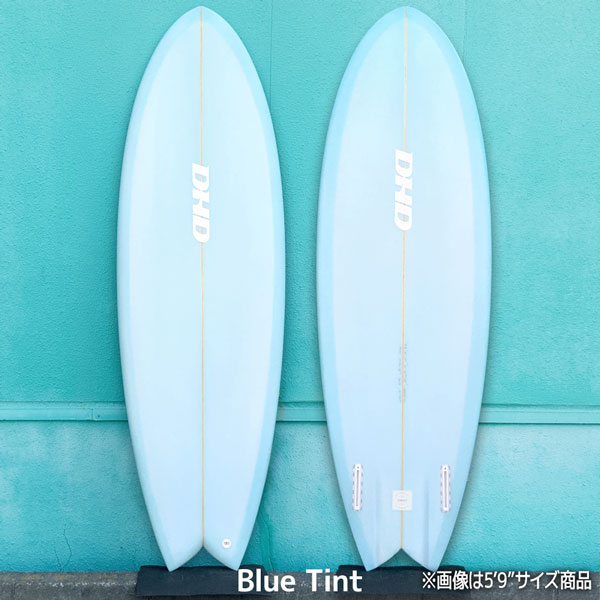 dhd ミニツイン2 DHD サーフボード ツインフィン DHD MINI TWIN2 PU BLUE TINT FUTURES