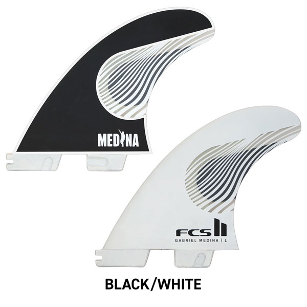 FCS FCS2 トライフィン FCS II GABRIEL MEDINA PC TRI FINS SET BLACK