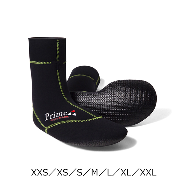 マジック ブーツ プライムアルファ 25-26 MAGIC PRIMEα 3.5mm HYB SOX ハイストレッチジャージｘS2 サーフィン サーフブーツ 日本製 | ブランド登録なし | 01