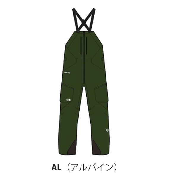 ノースフェイス スノーボード ビブ GORE-TEX Mサイズ MTG