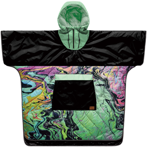 値下げ ポンチョ ランプル Rumpl ORIGINAL PUFFY PONCHO リバーシブル 防寒 フロントポケット収納 野外フェス スポーツ観戦 |  | 02