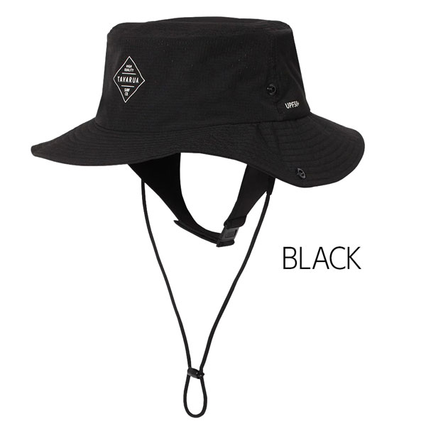 タバルア サーフハット TAVARUA SURF HAT UVエアーメッシュ サーフハット ネオプレンストラップ付き UPF50+ TM2009B | TAVARUA | 01