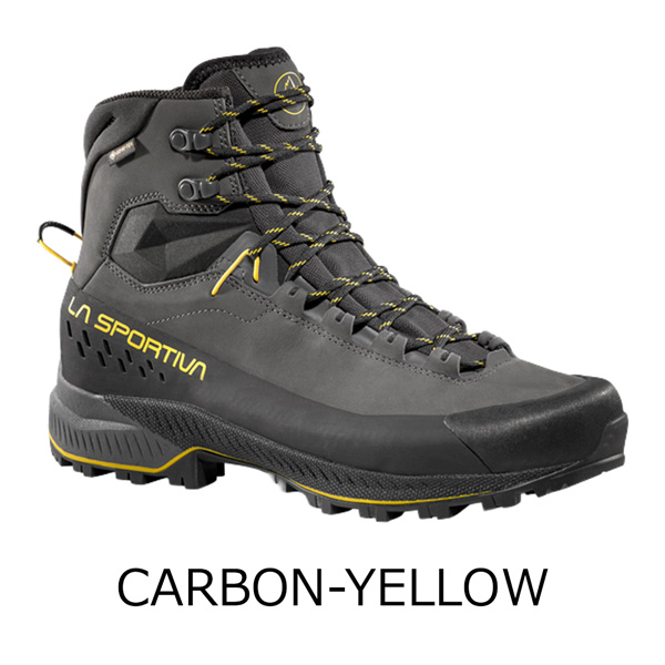 LA SPORTIVA - 美品　スポルティバ　38  ハイカット登山靴　グレー×イエロー LA SPORTIVA（スポルティバ） ティーエックスファイブミッドゴアテック