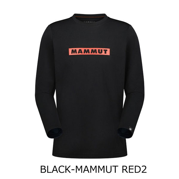 MAMMUT マムート QDロゴプリントロングスリーブTアジアン