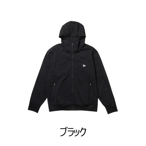 ニューエラ ラッシュ パーカー NEW ERA ユーティリティ サーフパーカー ブラック 日焼け対策 | NEW ERA | 01