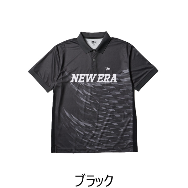 ニューエラ ゴルフ ウェア NEW ERA GOLF 半袖 ポロシャツ GRID ブラック ゴルフウェア メール便配送 | NEW ERA | 01