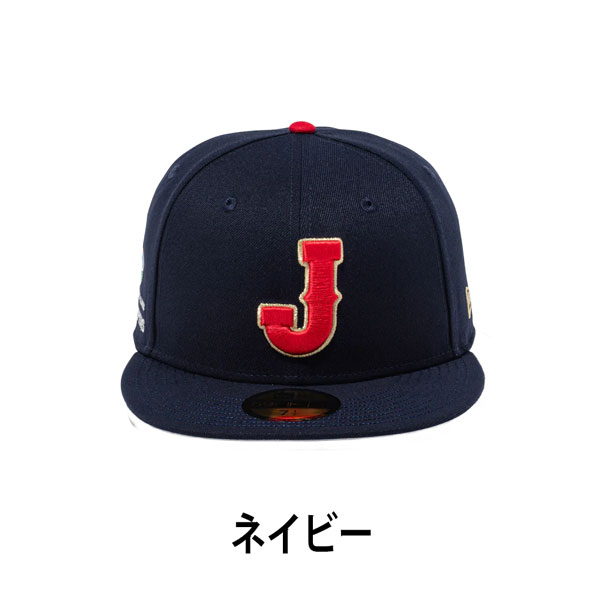 ニューエラ キャップ NEW ERA 59FIFTY サムライジャパン Jロゴ UV EMB サイドWBC ネイビー 帽子 | NEW ERA | 01