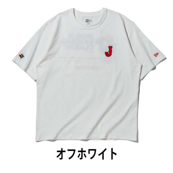 ニューエラ Tee NEW ERA 半袖 ウォッシュド コットン Tシャツ WBC LOGO オフホワイト メール便配送 | NEW ERA | 01