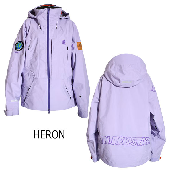 MOUNTAIN ROCK STAR スノーボードウェア XL 紫/黒