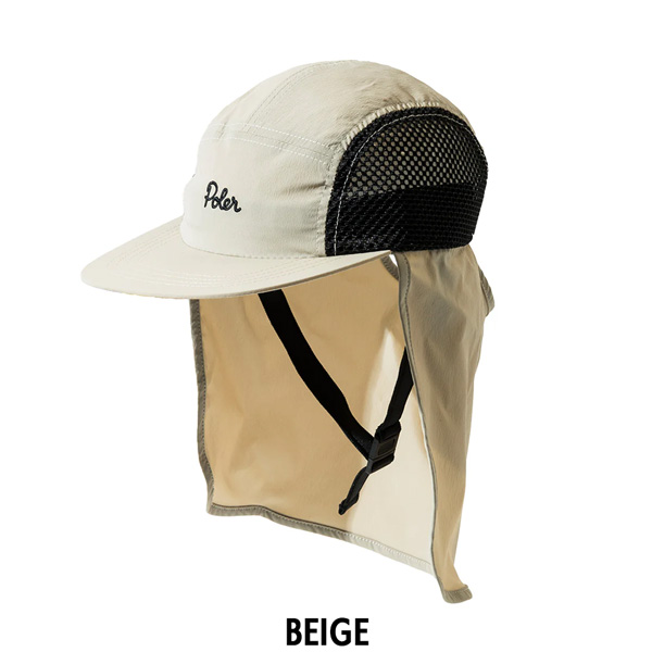 POLER SUNGUARD SURF CAP ポーラー サーフキャップ 帽子 日よけ UV対策 首ガード 海 サーフィン アウトドア 釣り フェス 必需品 軽量 正規品 | POLeR | 03