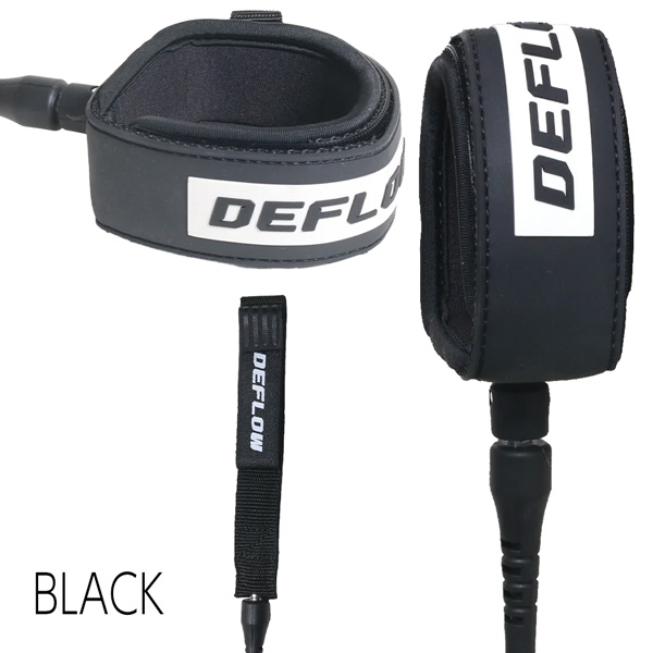 デフロウ リーシュコード DEFLOW LEASH CORE RANGE 8ft 7mm ファン ミッドレングス用 サーフィン サーフボード |  | 01