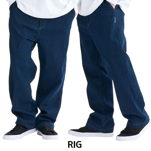 エレメント パンツ ELEMENT SHOD PANTS STD DENIM デニムパンツ ワイドシルエット BF022700 | ELEMENT | 02